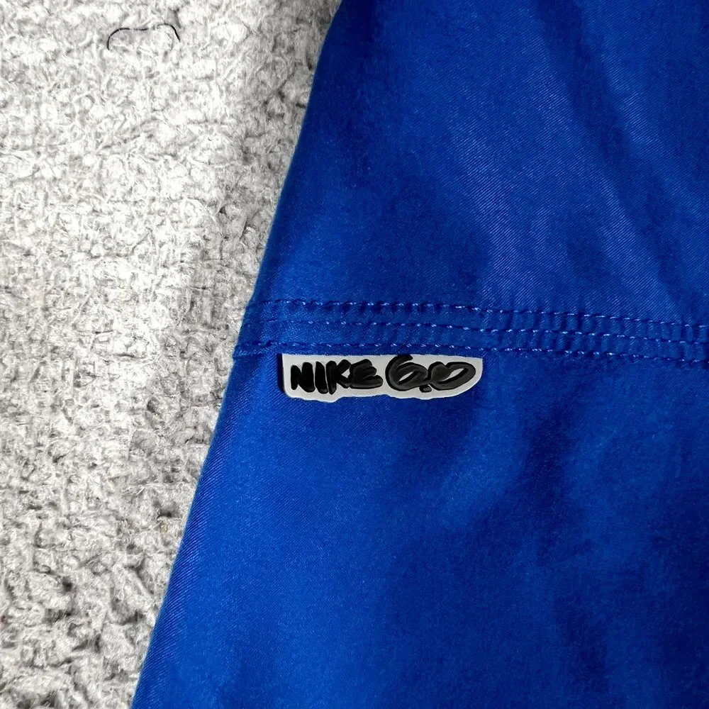 Nike 6.0 Shorts Mens 29 Blue Lightweight Swim Beach Surf Boardshorts Pocket Logo